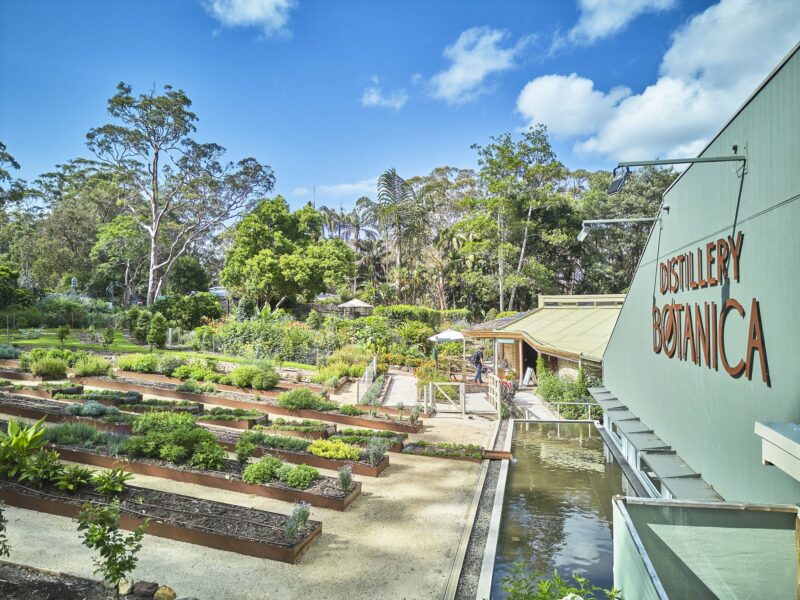 Distillery Botanica gin distillery Central Coast garden and distillery tour