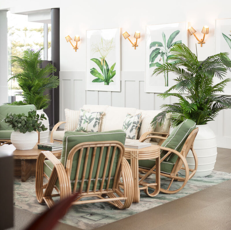 Entrance Lobby to Magenta Shores Pullman Hotel and Resort Central Coast designed by Studio Frost and JRG Interiors