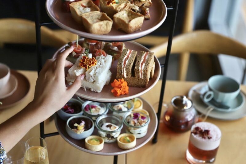 high tea by the sea with the box on the water in ettalong central coast