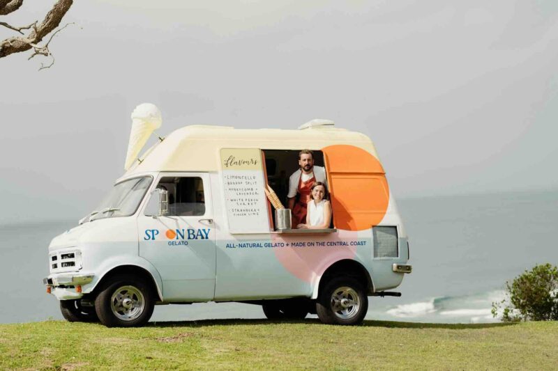 Spoon Bay Gelato Founders Dan and Julia Hughes